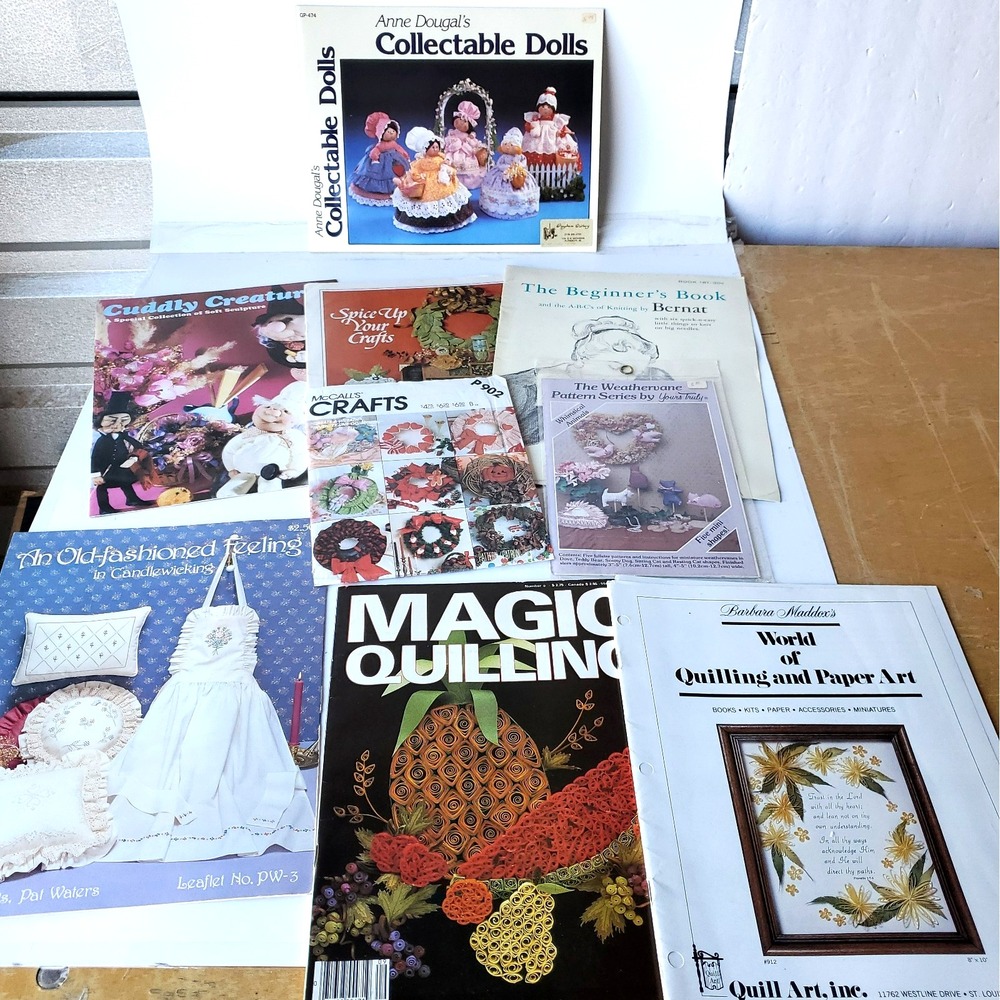 Magic Quilling Issue 9 Illustrated Quilling 1983 Craft Magazine Booklet Lot 9